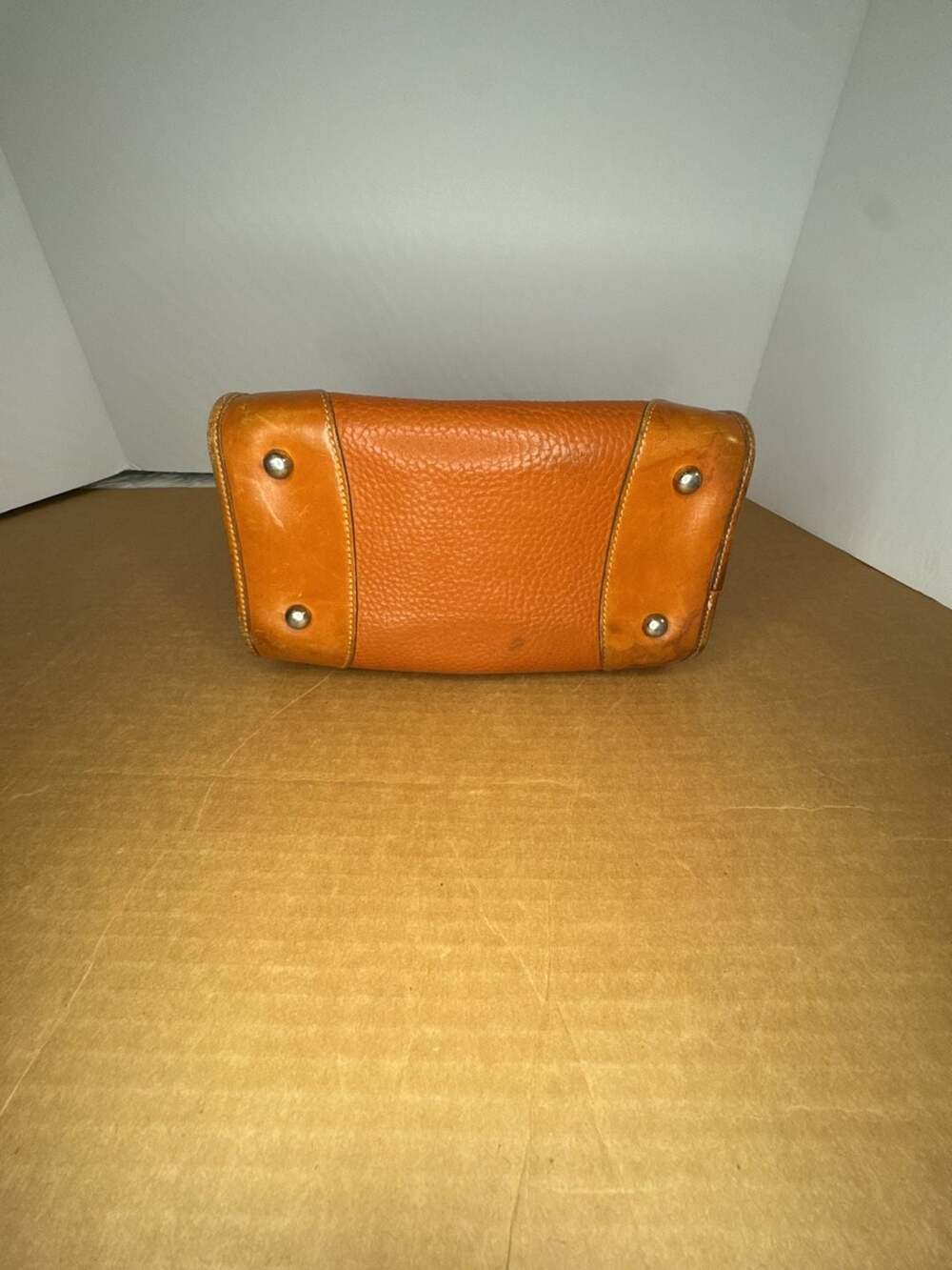 Vintage Dooney & Bourke All Weather Leather Surrey Satchel Handbag - Picture 15 of 16